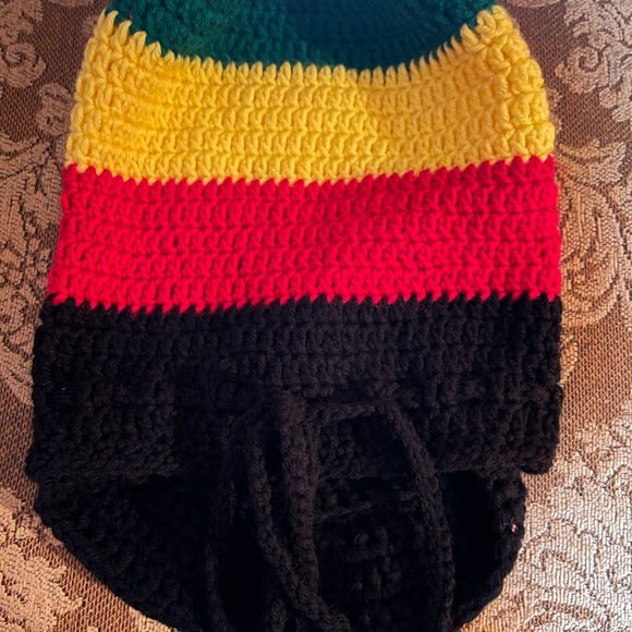 Men’s mega Rasta tam for dreadlocks with tightening string - Picture 3 of 3